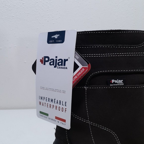 Pajar Canada -40C Waterproof Boots Mens Size 10 M Brown Wool Blend - Picture 5 of 16